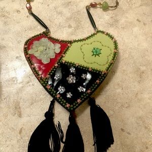 Mary Frances Heart Shaped Purse